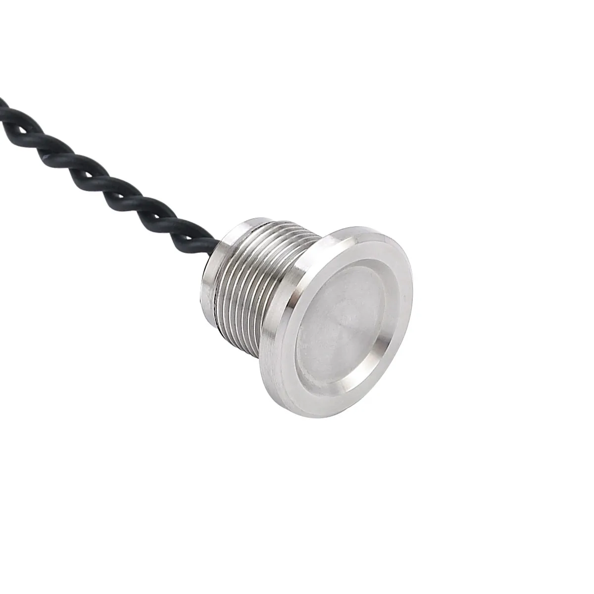 12mm IP68 Metal Piezoelectric Switch Momentary/Laching LED illuminated replace micro travel push button switch