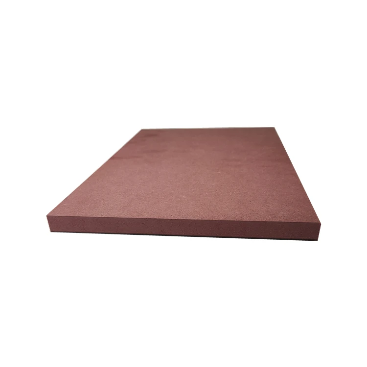 Red MDF Fire Resistant and Moisture Proof MDF Dye Sublimation MDF Board E1 E2 E0