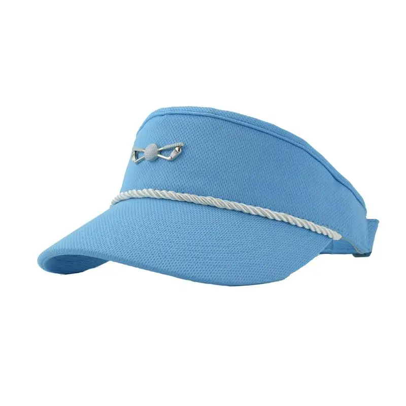 Summer Beach Women Golf Sports Sun Visor Hats Polyester Absorb Sweat Blank Running Sports Caps For Men