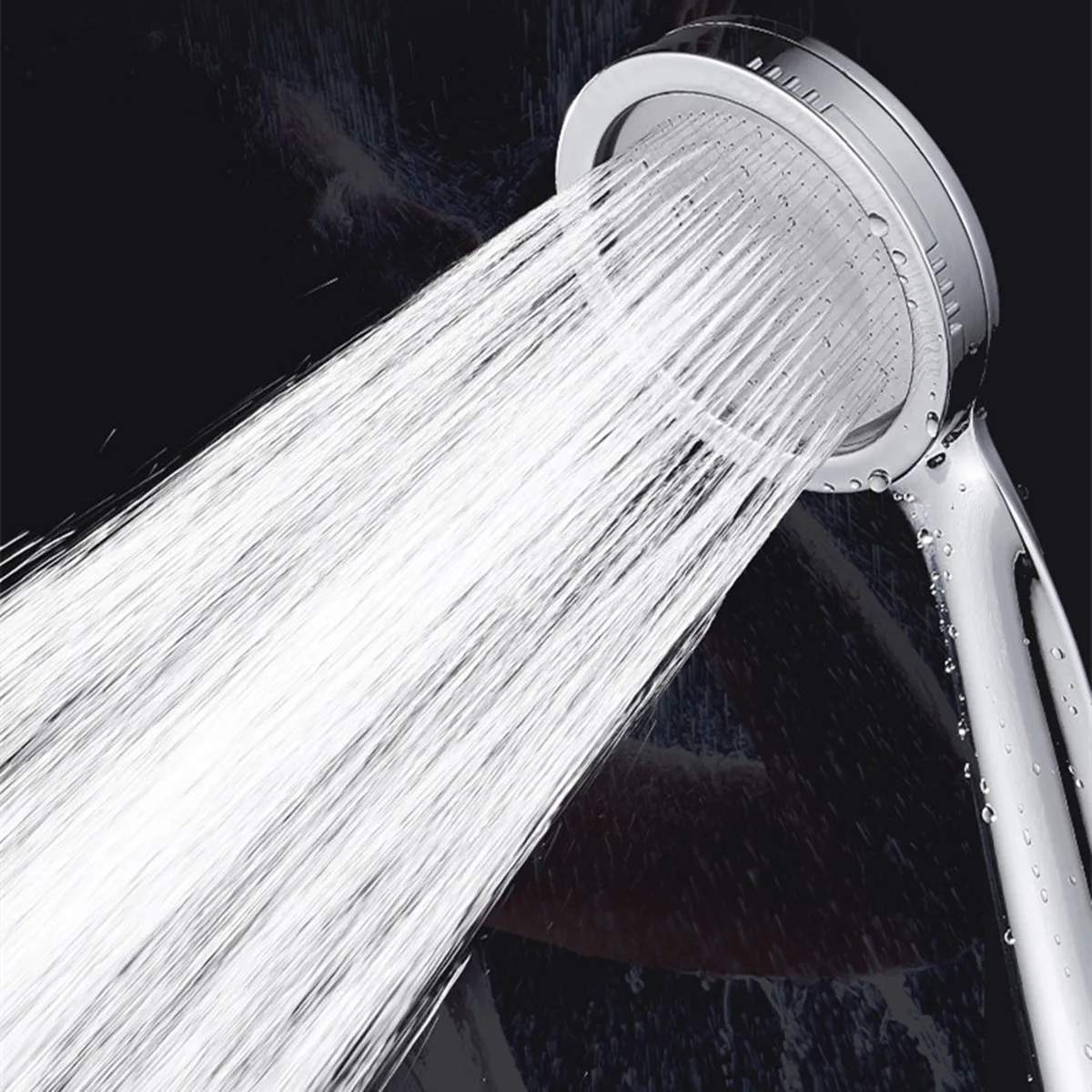 Bathroom Showerhead Jetting Rain Rainfall Modern Heads High Pressure Bathroom Curved Shower Head
