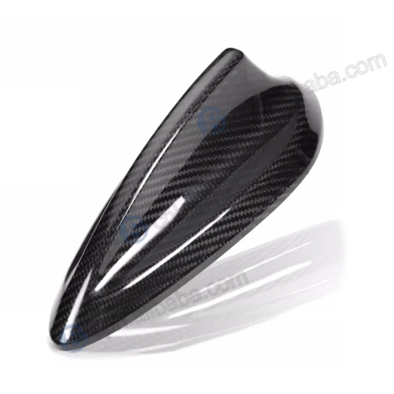 Car Replacement Black Carbon Fiber Shark Fin Antenna Cover For BMW 3 Series E90 M3