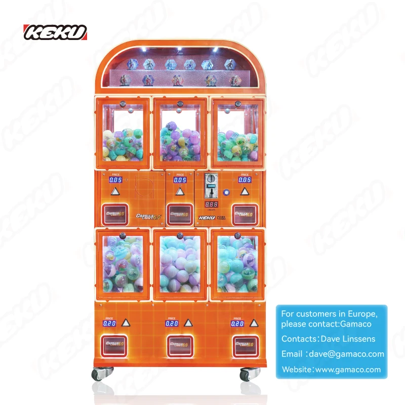 Кеку настраиваемый дозатор gachapon машина для изготовления капсул шариков двухслойный торговый автомат Gacha с напольным шкафом