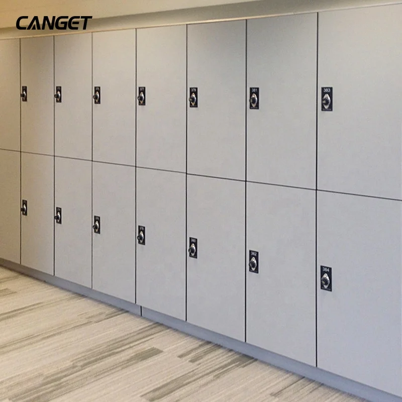 Durable high end phenolic board school student dormitory locker luggage locker