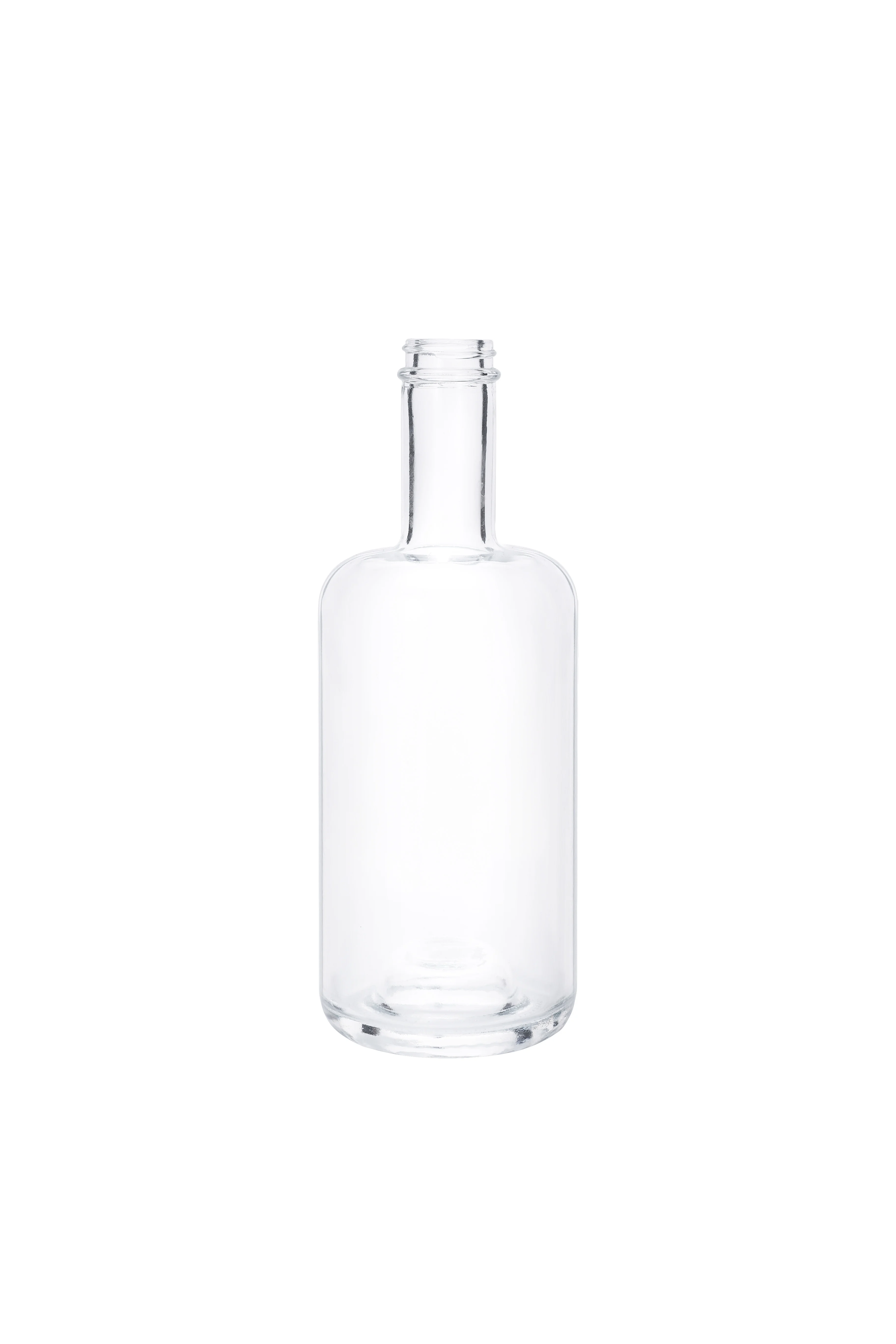 Chinese manufacture factory price  wicked  skeleton  volume glass bottle for liquor brandy whiskey rum vodka
