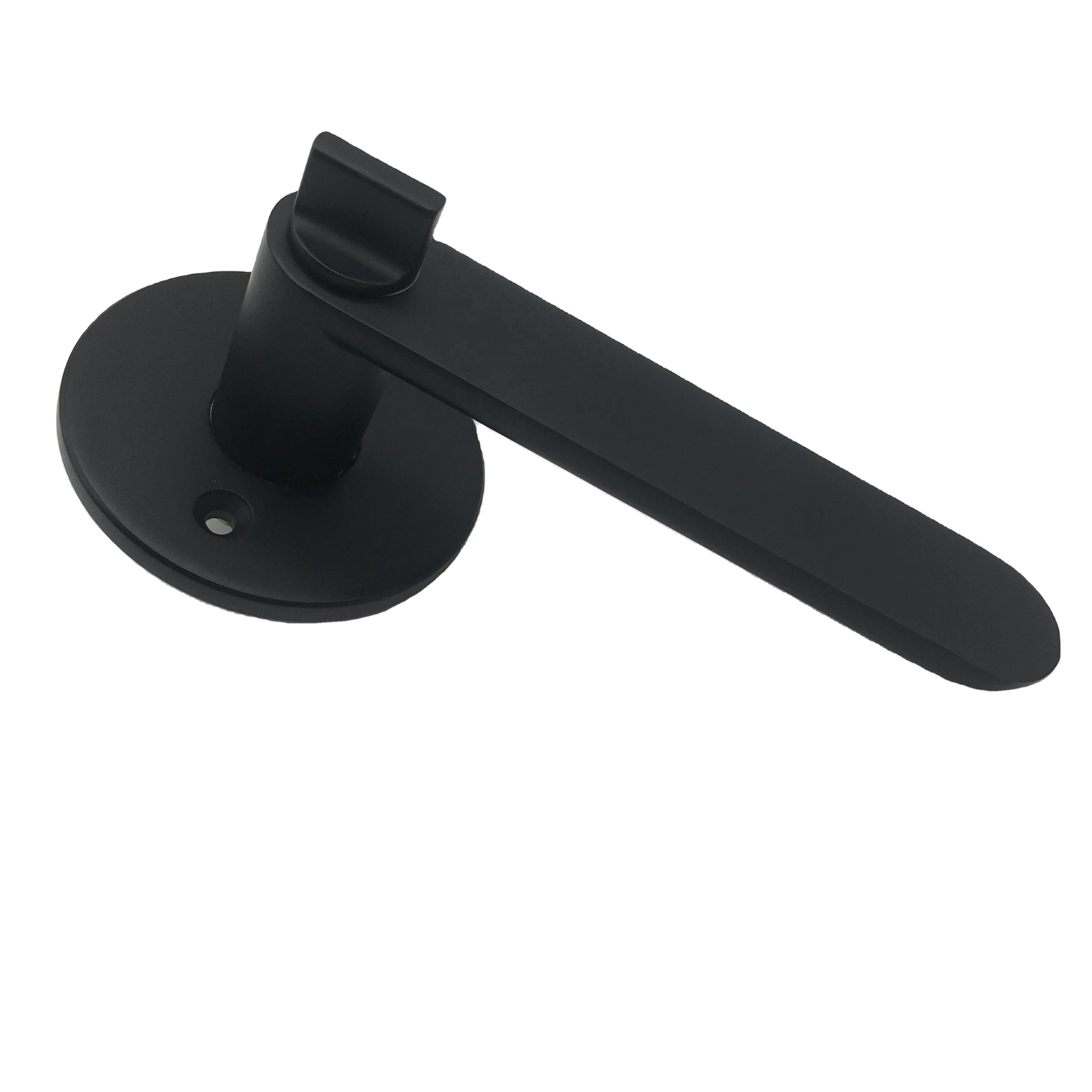 Zinc Alloy Material Handle Locks Magnetic Latch Door Lock Black Color Magnetic Door Handle Lock