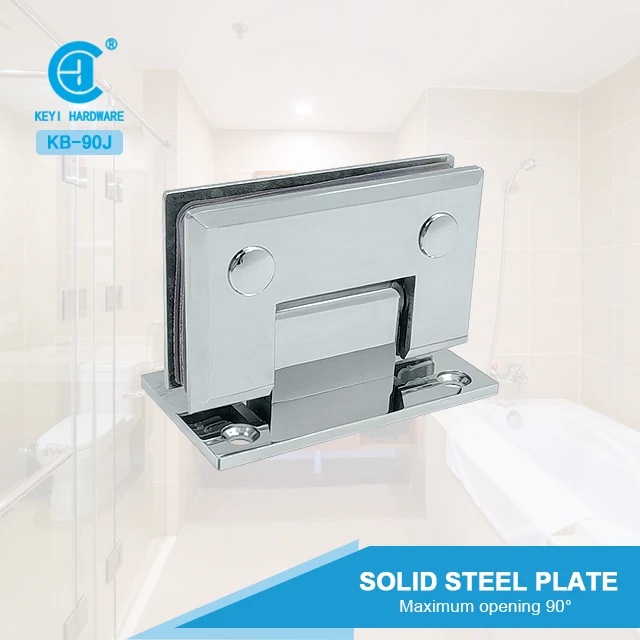 KB-90J Factory Supply 90 Degree Bathroom Glass Door Pivoted Hinge