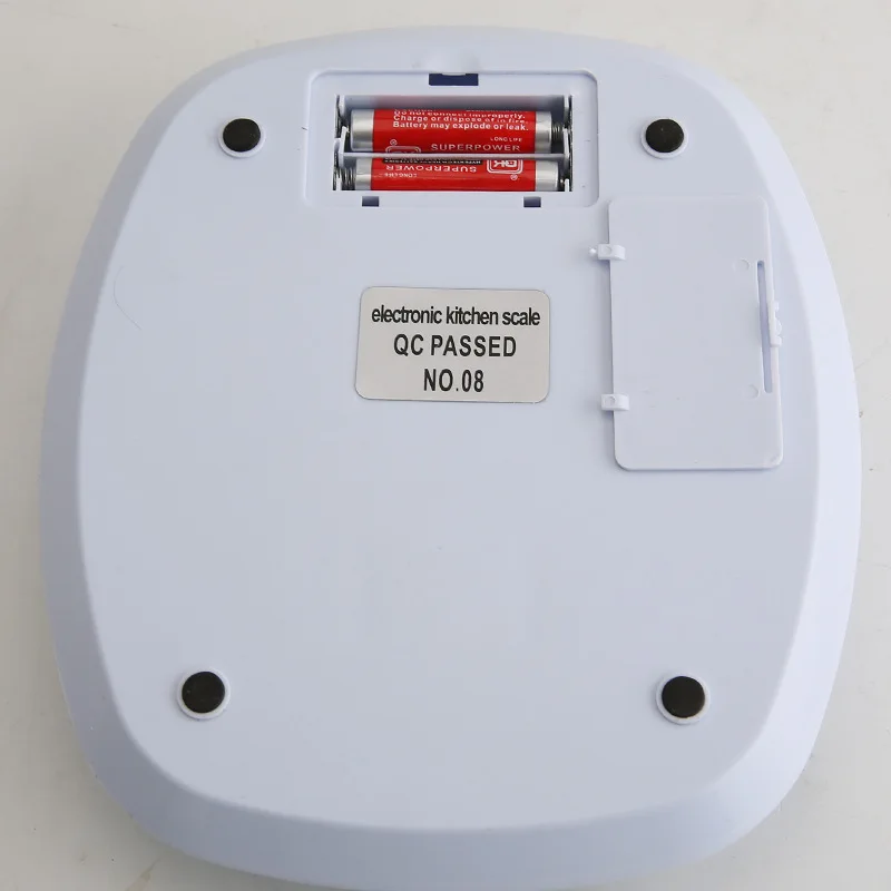 Household Electronic Digital Kitchen Food Weighing Scale With Removable Bowl For Cooking Baking