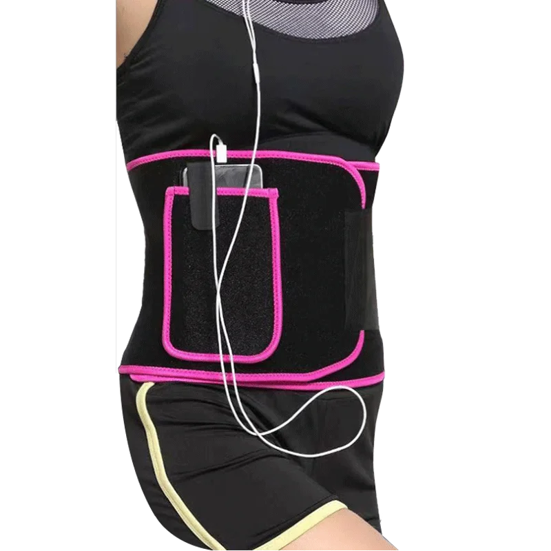 Wholesale Women Body Shaper Neoprene Sweat Slimming Sauna Exercise Waist Trainer Belt with phone pocket