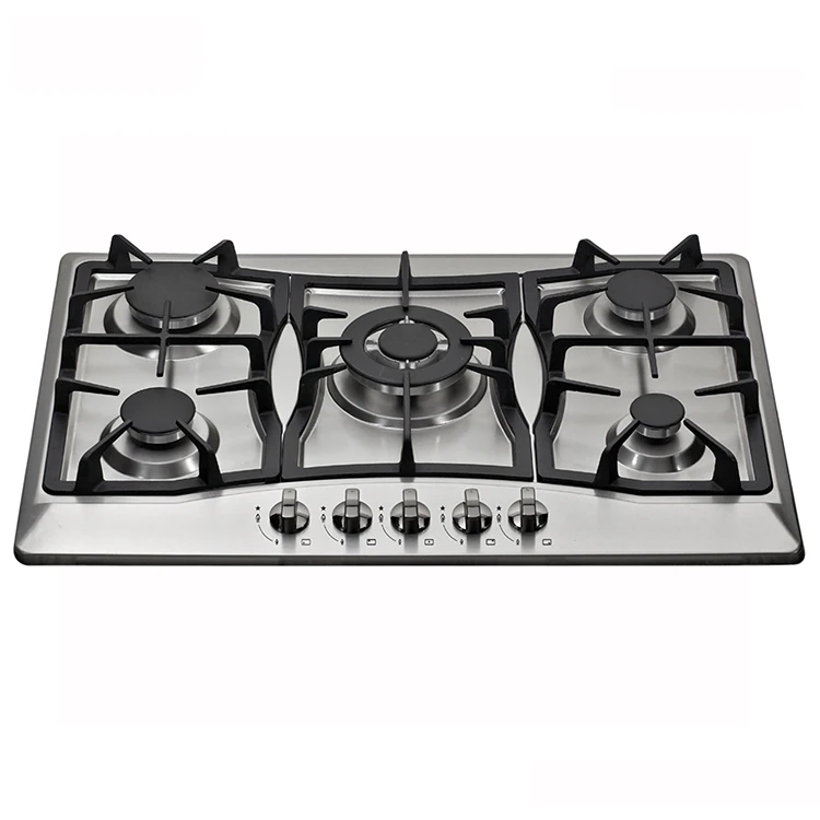 Best Selling 5 Burns Industrial Cooking Stove  Safety Device Gas Stoves  With Safety