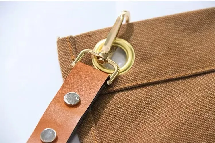 Factory Unisex bistro cafe cooking custom aprons for waiter barber aprons short waist apron