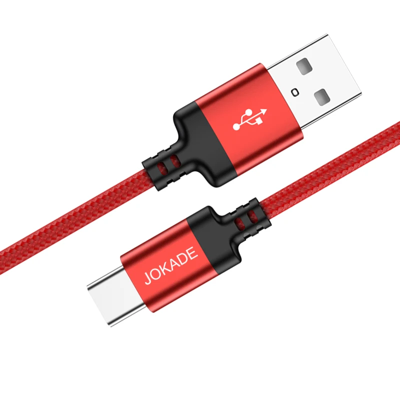 KAKUSIGA&JOKADE 2023 hot selling 2m long USB braided wire data cable smart  fast charging Data Cable