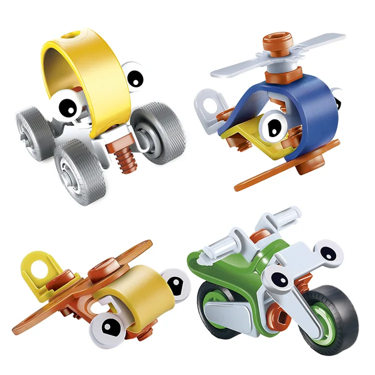 
Shantou Hanye Intelligent DIY Assemble Toys Plastic Developing Flexible Model Building Blocks For Kids 