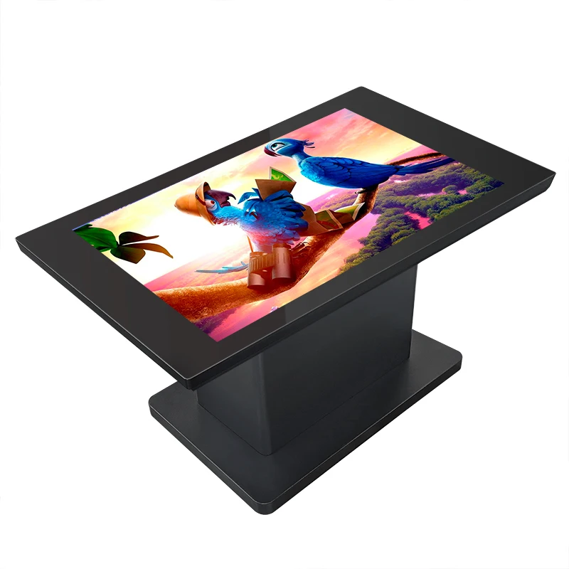 22 to 110inch optional interactive touch smart table from china for restaurant