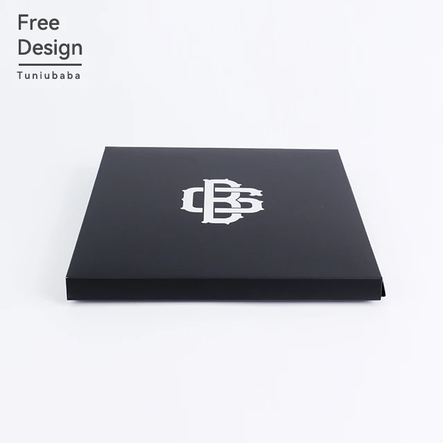 Custom Printing Luxury Gift Envelope Black Matte Finishing Envelope Silk Paper Thank You Cards