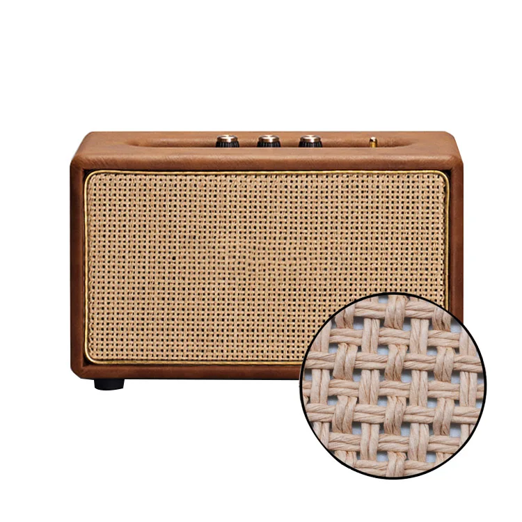 Factory Supplier Quality 100% Paper Waterproof  Speaker Grill Cloth Fabric