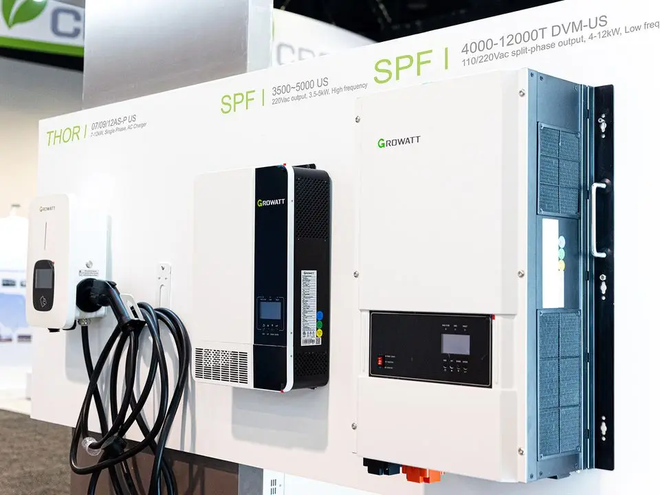 3.5kw/5KW Growatt Гибридный однофазный SPF-3500W- ES Lite с умным Wi-Fi Mppt PV контроллером 3500W 5000W