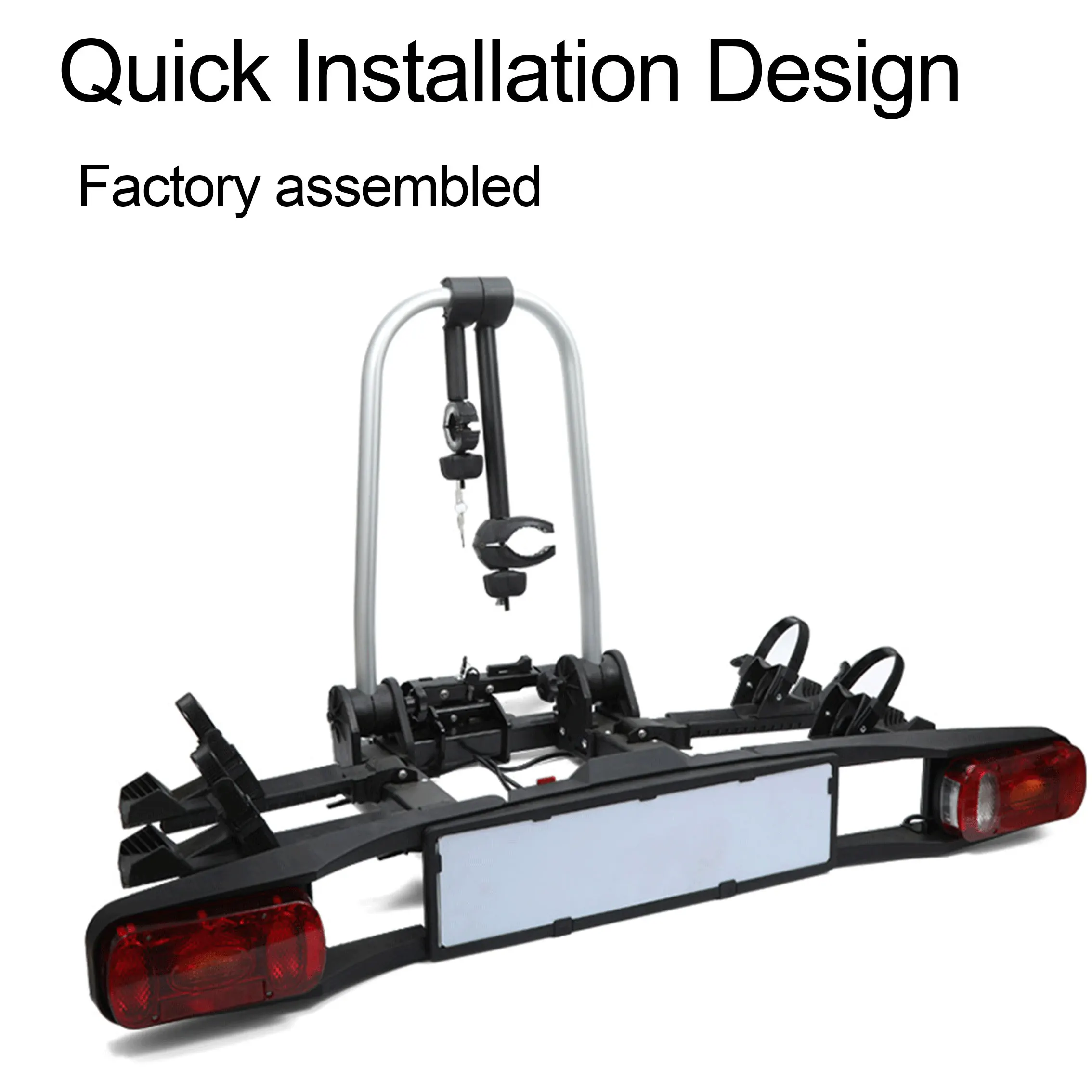 Off-road vehicle motorhome behind the bicycle fixed frame, outdoor travel car suspension mountain special bike frame