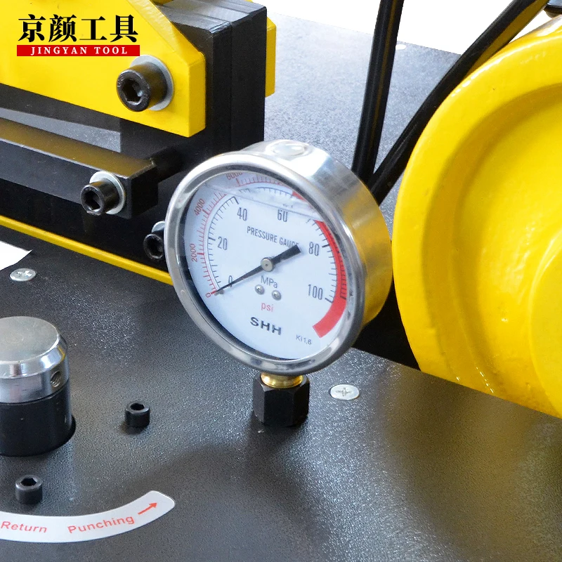 Support Customization DHY-150 three in one Multifunctional copper busbar punching bending cutting Processing Machine 150mm*10mm