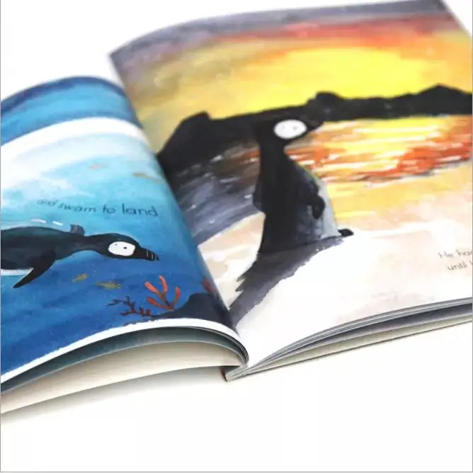 Small Quantity Black And White Soft Cover Educational Text Exercise Children Book Paperback Printing Services