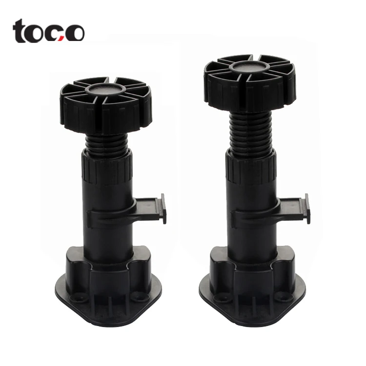 toco 80mm~150mm ABS adjustable feet Kitchen Leveling Foot Hardware adjustable leg Cabinet Leveling feet