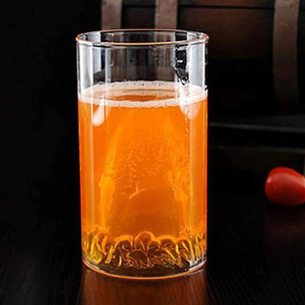 Wholesale Fashion Simple Luxury Drinking Cup Hand Blown Glassware Transparent double wall whiskey Glass