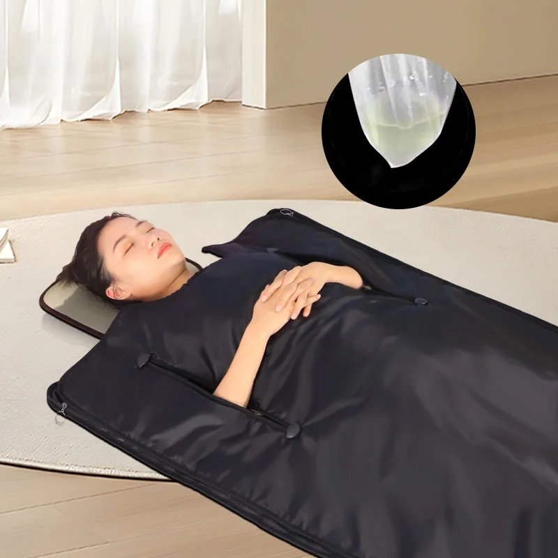 Detox Body Wrap Heating Sauna Blanket Infrared Therapy slimming Portable SPA Sauna Blanket for Home Use