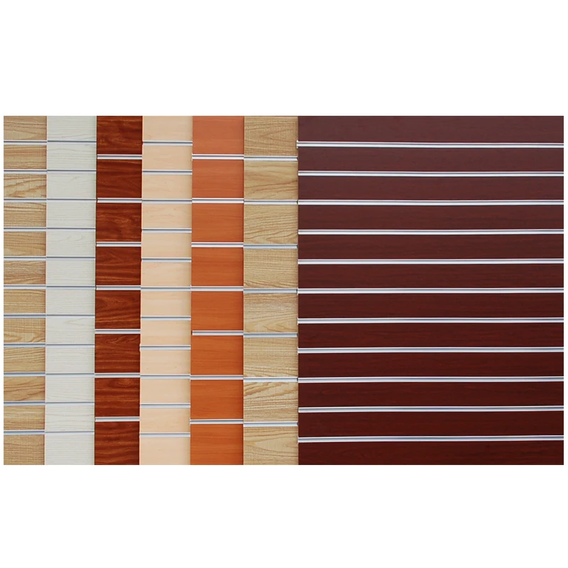 MDF melamine faced slat panel with low price