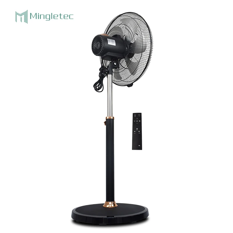 18 inch brushless dc Round Base standing fan with screen control