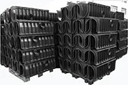 wholesale outdoor Drain Plastic Gully Hidden Field Deep Grid Flat Grate Drainage Channel with grating