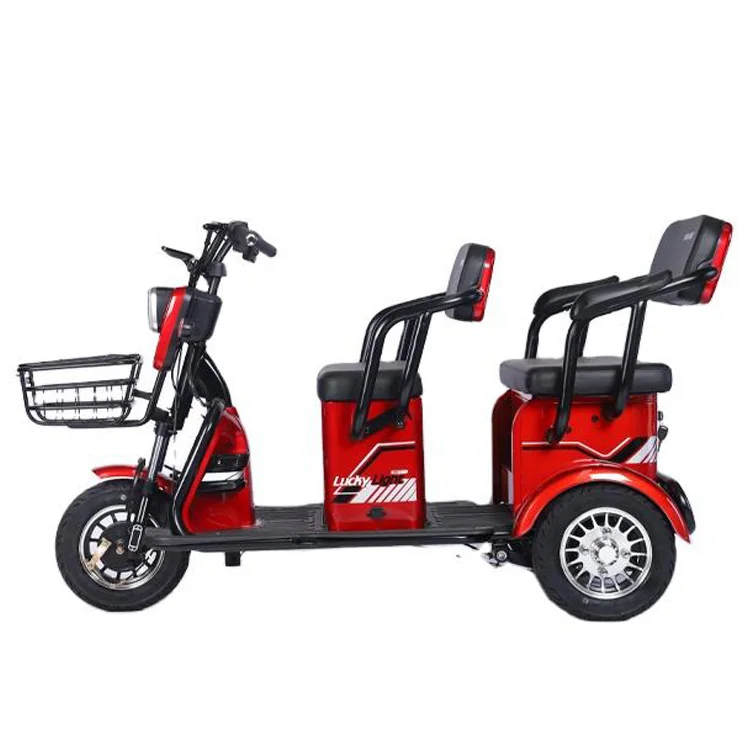 Fast Shipping manufacture Adult 3 Wheel passenger motorized cargo electric scooter tricycle electric for leisure