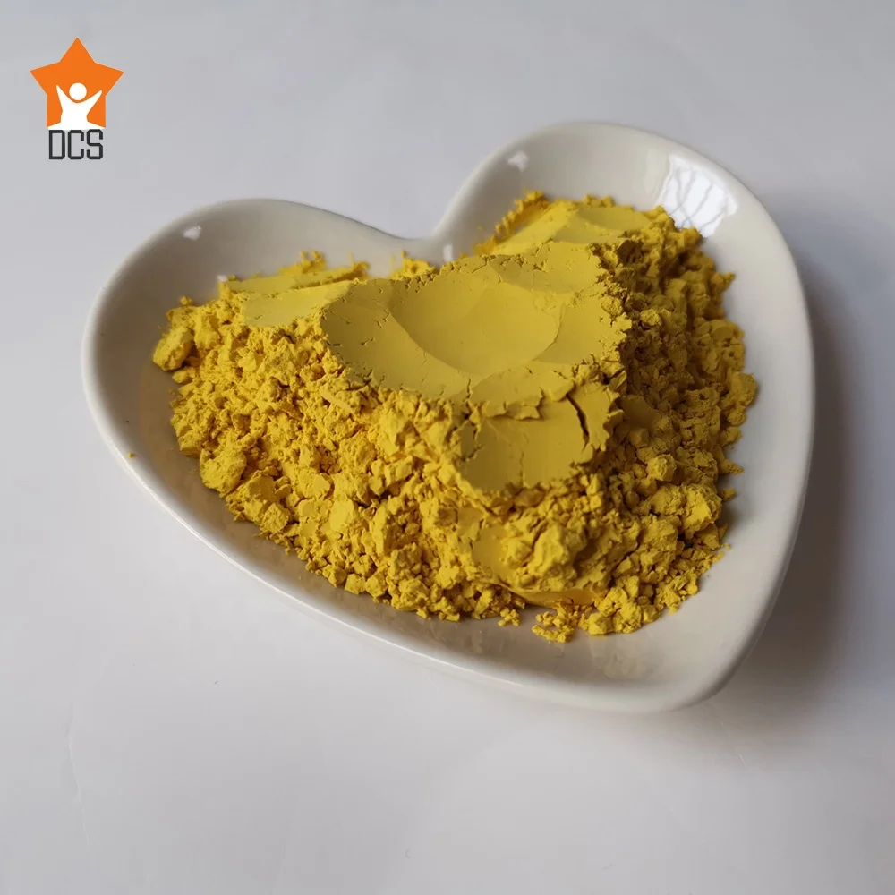 Pr yellow pigment heat resistance 1250 degree glaze stain ceramic color lemon yellow ceramic pigments