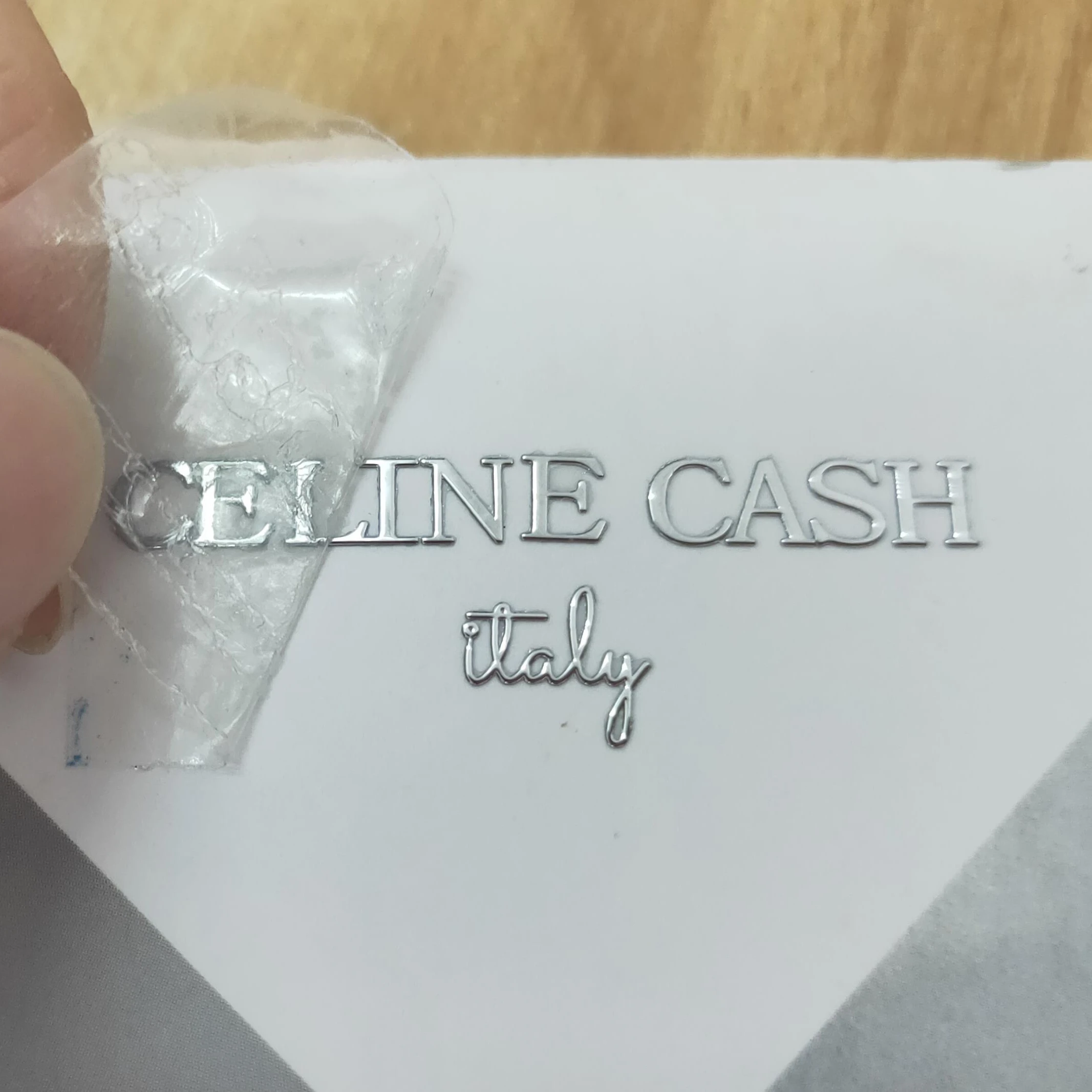 Custom OEM metal plate logo sticker adhesive embossed sticker metallic thank you stickers for small business