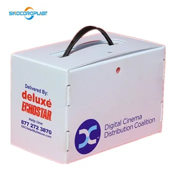 Wholesale Recyclable Foldable storage polypropylene plastic PP corrugated sheet moving box for products packaging