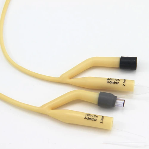 3-way Latex Foley Catheter plastic valve