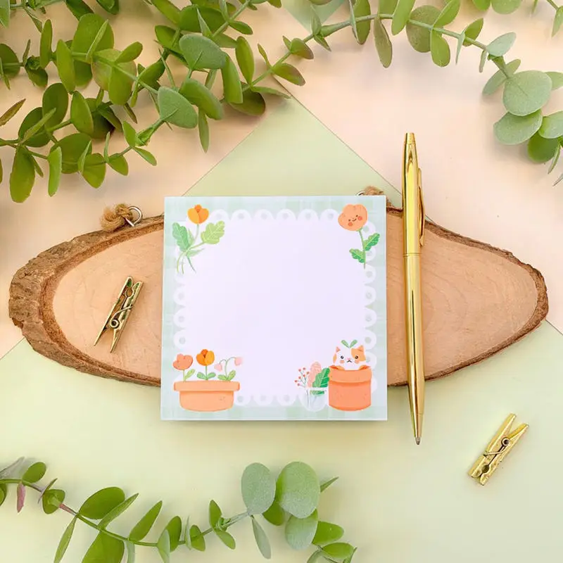 Cute Pink Carton Memo Fluent Writing For Students Sticky Note For Students