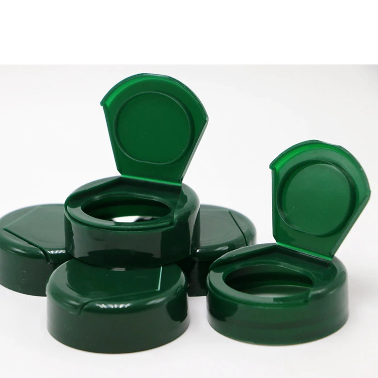 Professional supply 38/43/51mm Plastic Flip top cap  customized LOGO color