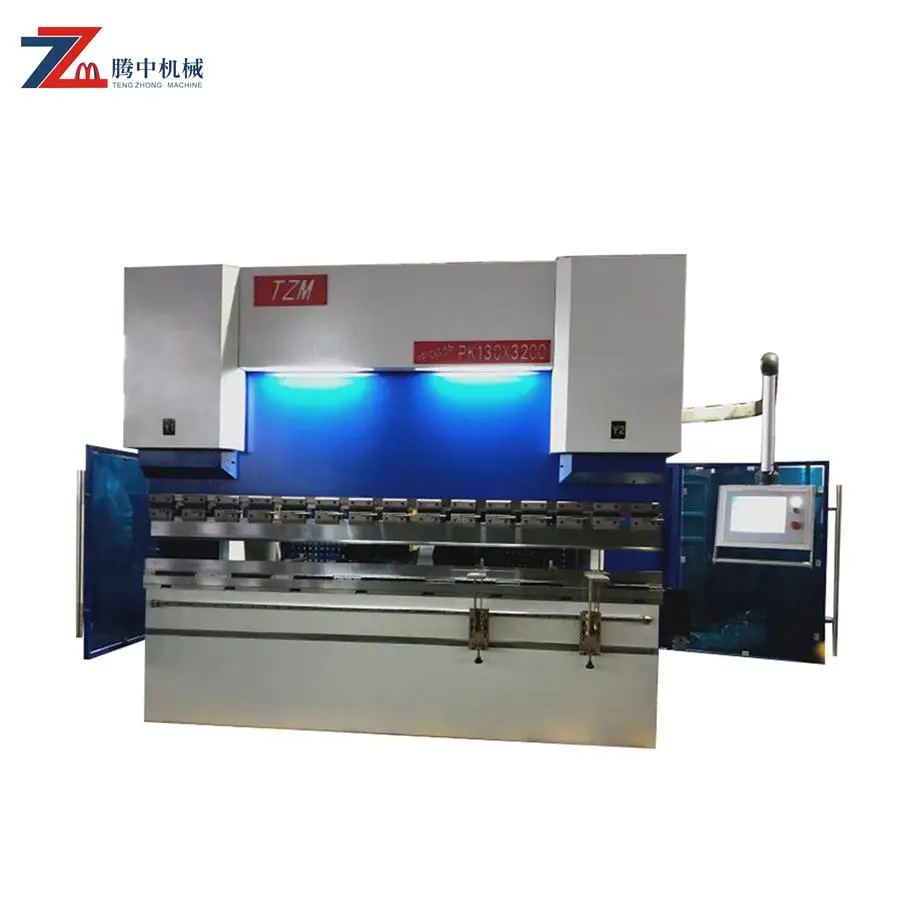 Aluminum flexible 250 ton press brake, 3000mm steel bending machine from Tengzhong Top sales