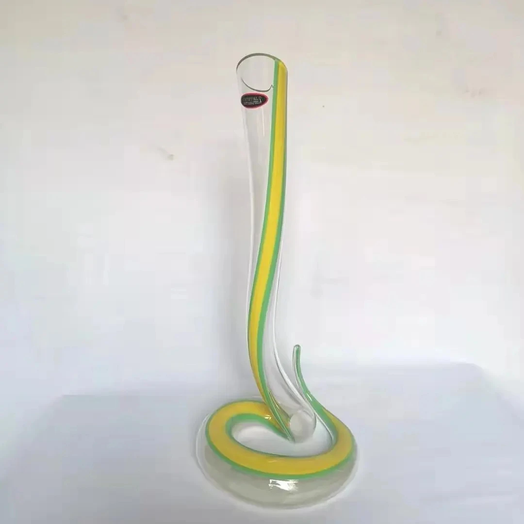 Crystal Glass Python Wine Set with Artificial Blowing Heart Decanter U-shaped Cock