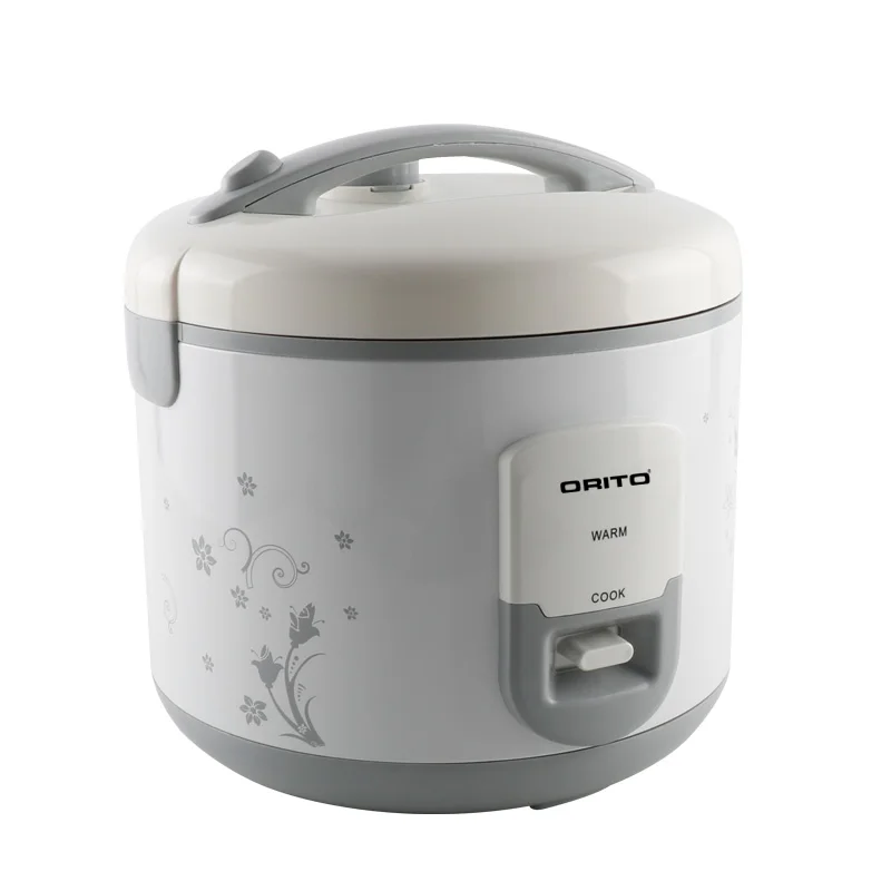 new arrive premium white cool touch 1.8 liters stainless rice cooker and warmer with steaming basket