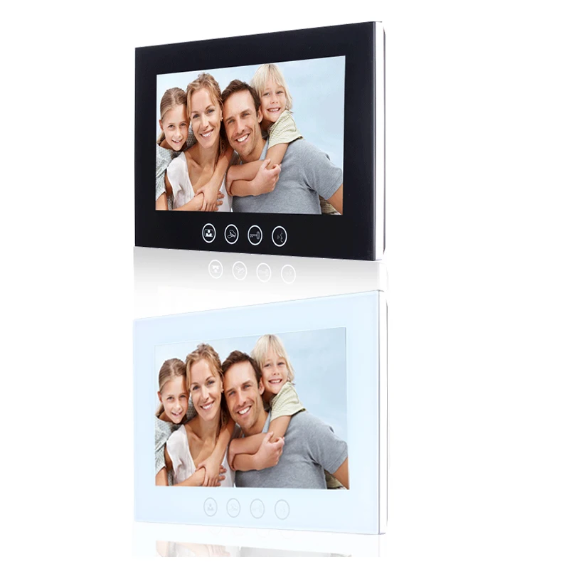 10' Video Door Phone Intercom System 8 Monitors+1 Doorbell Camera for 8 Apartment