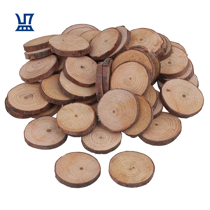 Бесплатная доставка, 1,37 дюймовые вырезы BQLZR, украшения «сделай сам», круглые маленькие деревянные части