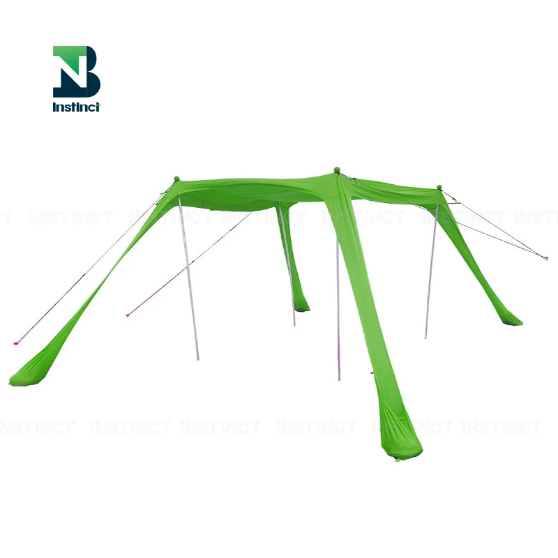 INSTINCT  Top Quality Uv50+ Beach Tent Sun Shelter Shade Custom 3-4 Person Canopy Tarp Tent Shelter Lightweight Beach Shade