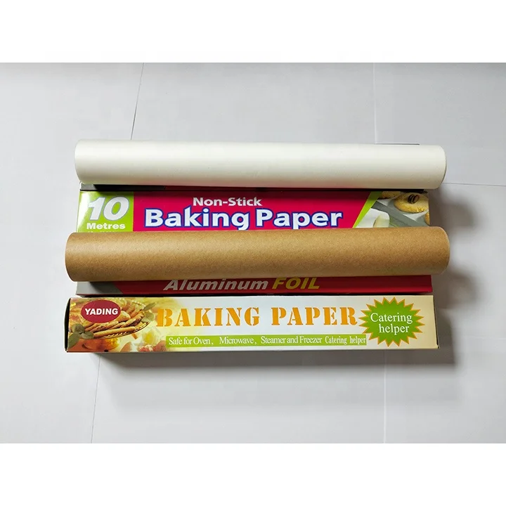 Custom 38cmx50m fats and heat resistance reusable professional food grade silicone parchment baking paper in jumbo roll