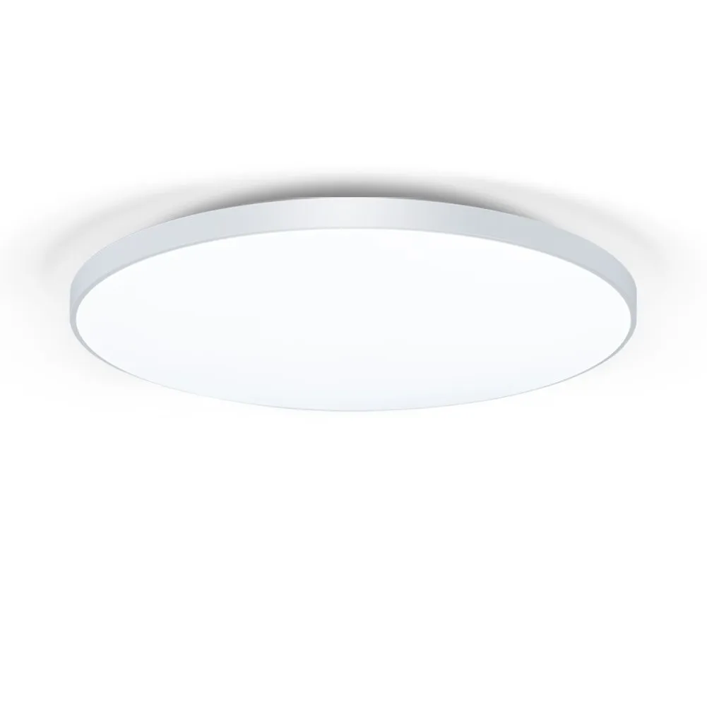 White Shade LED Motion Sensor Night Light Radar Ceiling Lighting Corridor/Aisle Hotels Living Room Home Surface Mounting Metal