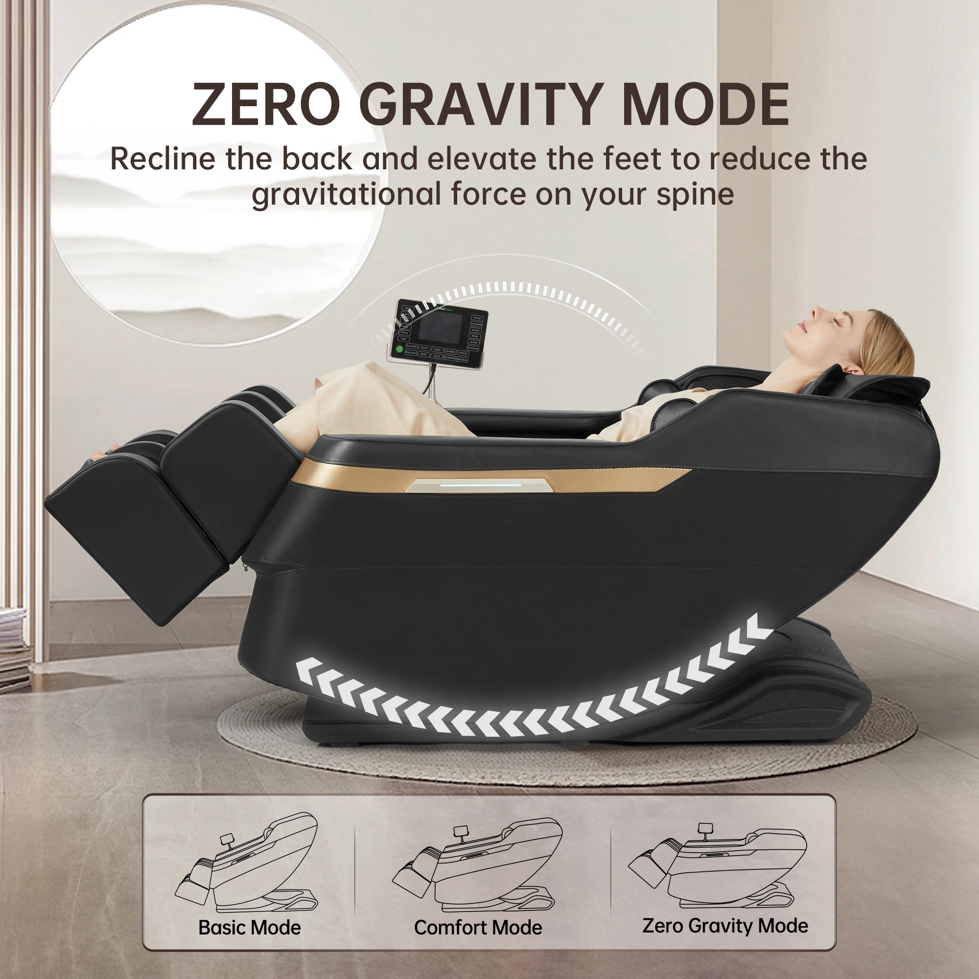 REALRELAX wholesale Full Body Airbag Massage recliner Zero Gravity Customized Massage COST EFFECTIVE Massage Chair