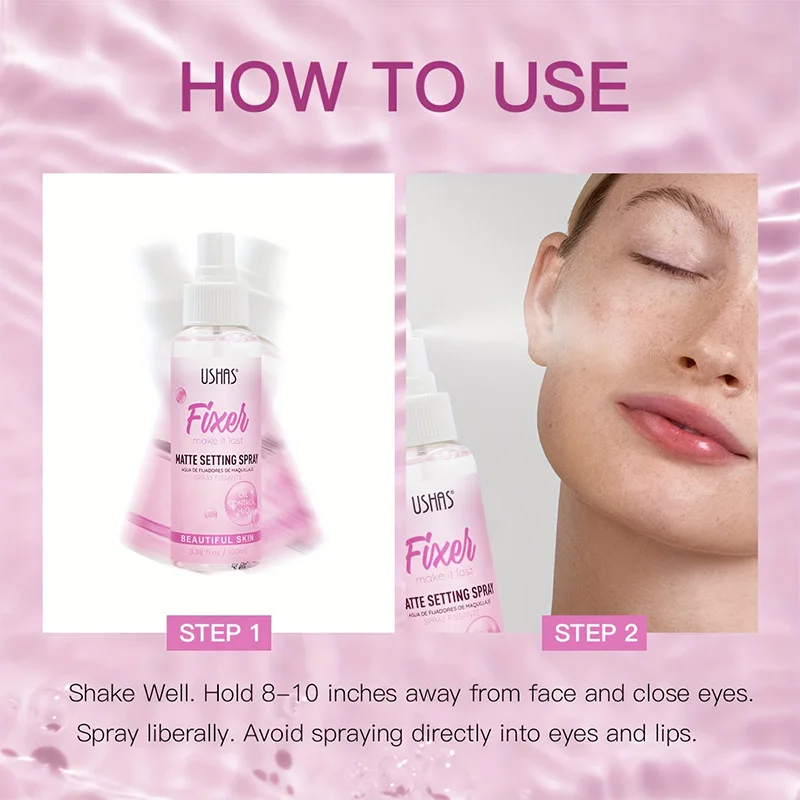 Set up Spray Waterproof Lasting Up Refreshing Moisturizing Matte Makeup Effect Water