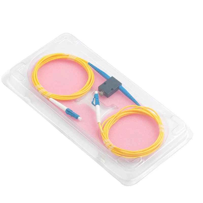 Одиночный Режим 0-60 дБ SC LC UPC Online VOA переменный волоконно-оптический