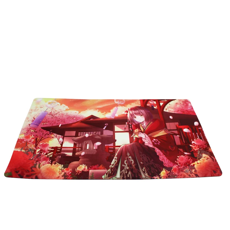 Neoprene Playmat Gaming Mat Mouse Pad Manufacturers Custom Sublimation Blank 3D Anime Mousepad Xxl In China