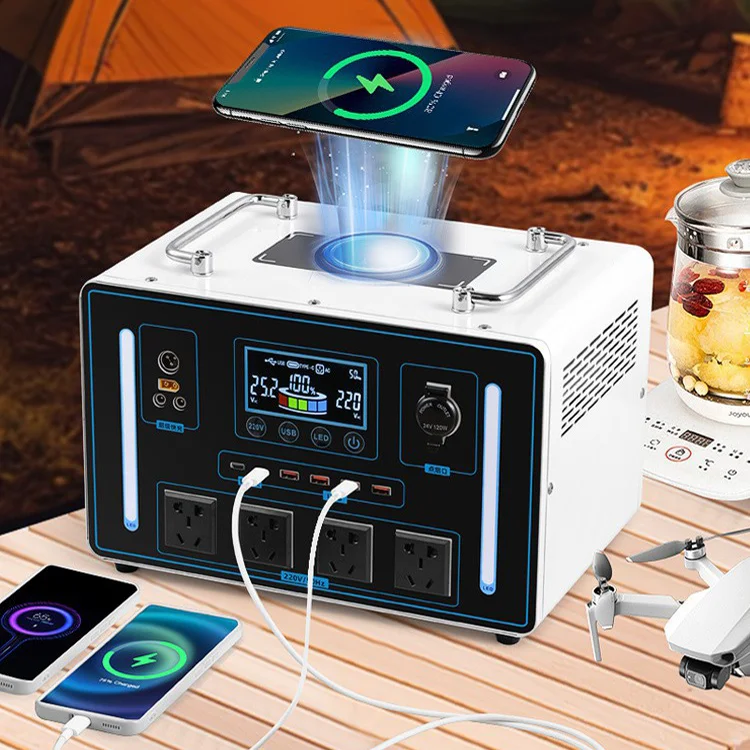 Outdoor Portable Power Station 5KWH All In One ESS Inverter and Lithium Home Solar Station Battery Output Power 5kw Generator