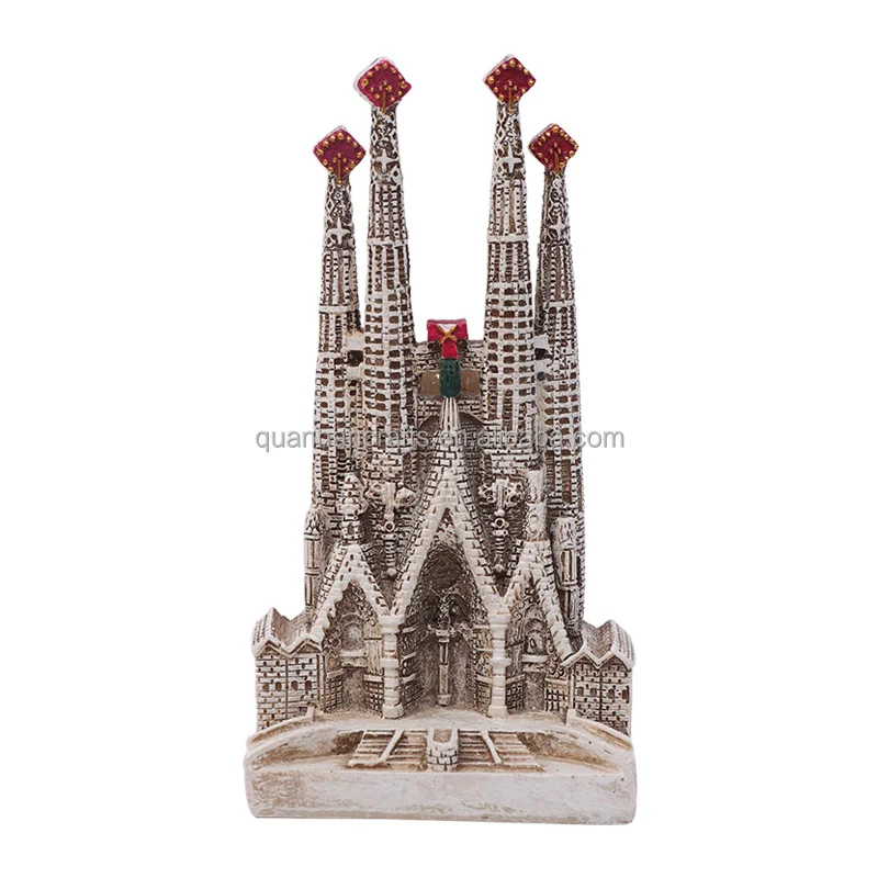 Custom Resin miniature figurine Spain Barcelona Home Decor Tourist Souvenir Gifts